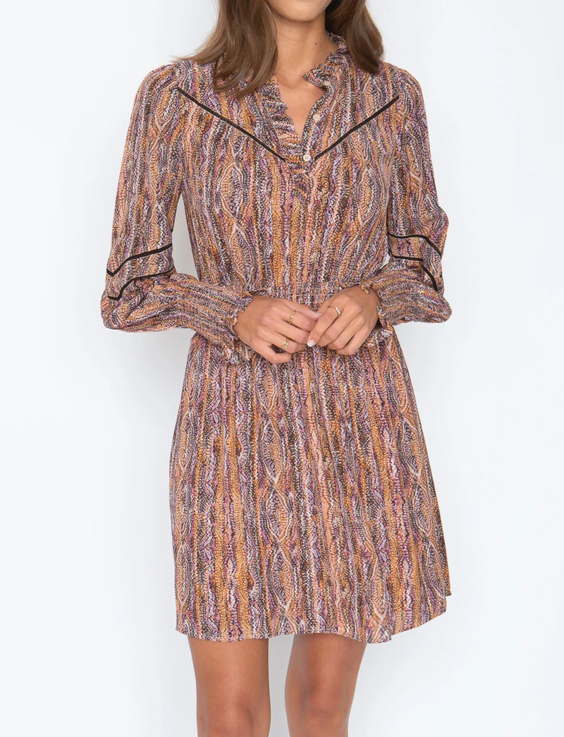 Caballero Nickie Multi Grain Line Dress