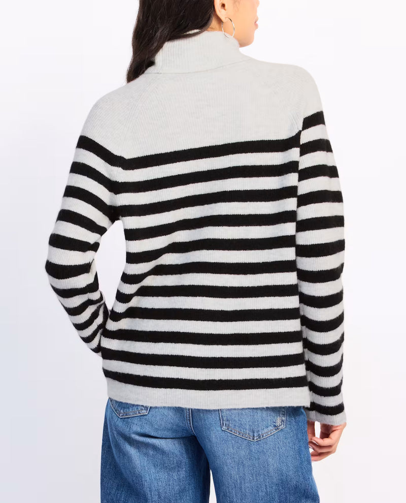 Velvet by Graham & Spencer Yvie Sweater - Platinum/Black