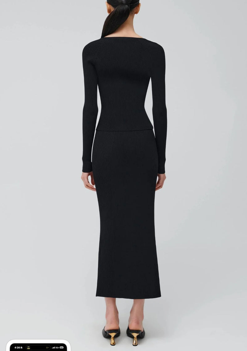 SIMKHAI Daphne Top - Black