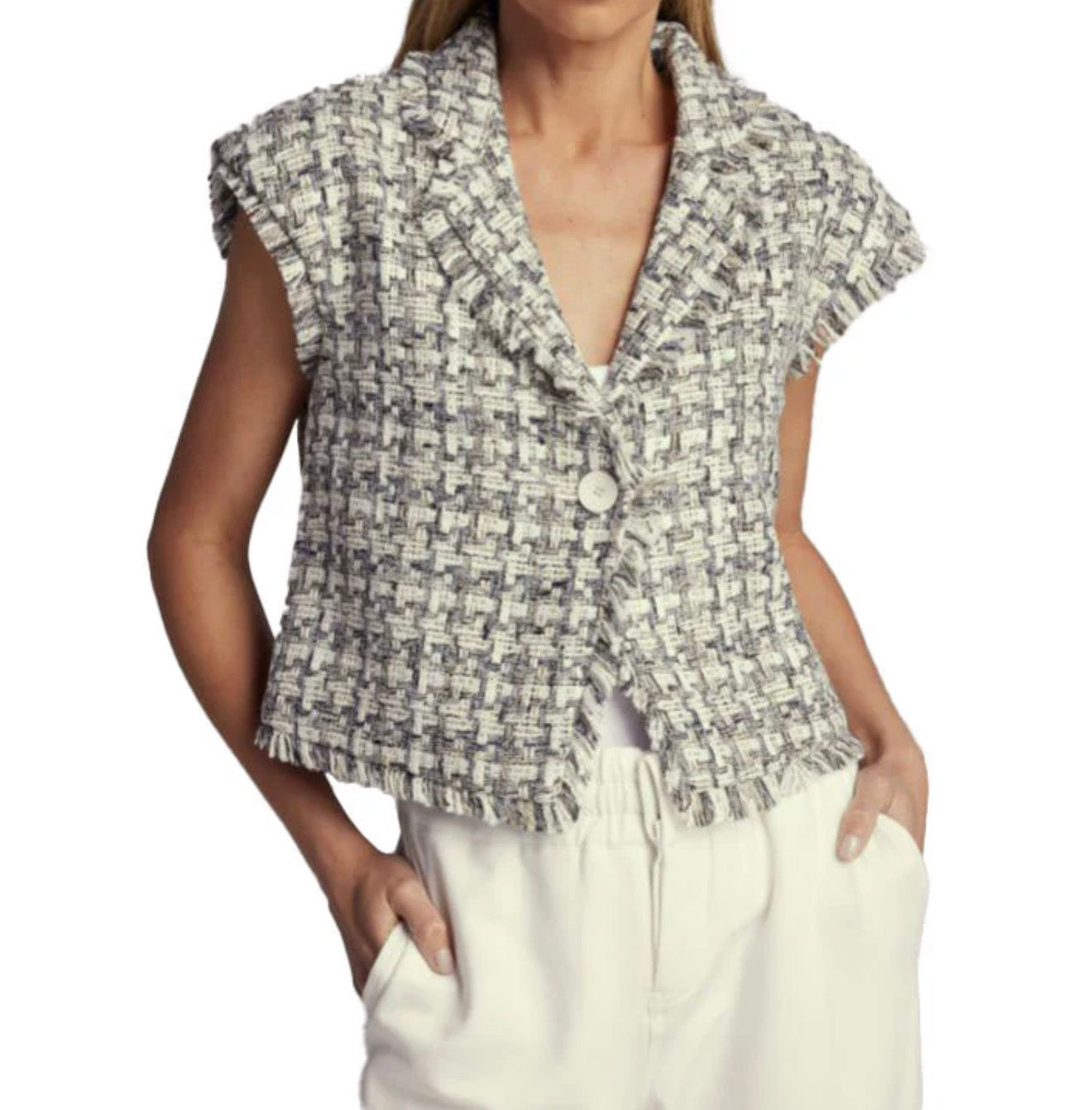 sundays Miller Vest - Spice Boucle