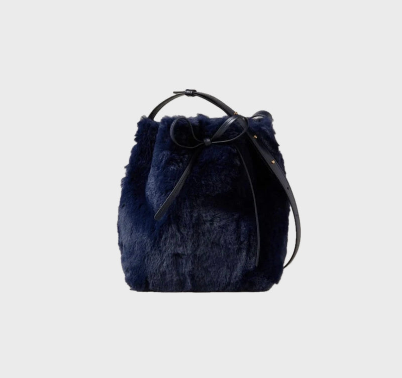 Apparis Mansur Gavriel Mini Bucket Bag - Blackberry