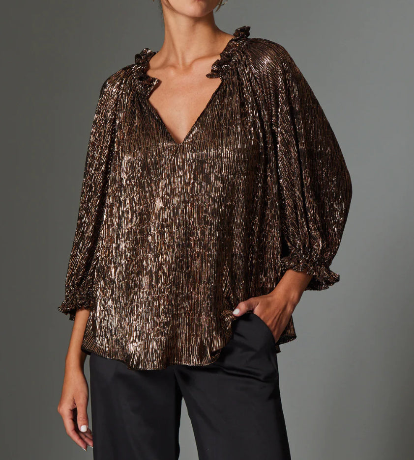 Gilner Farrar Ellie Blouse - Copper