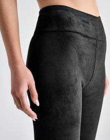 Splendid Vegan Suede Leggings - Black