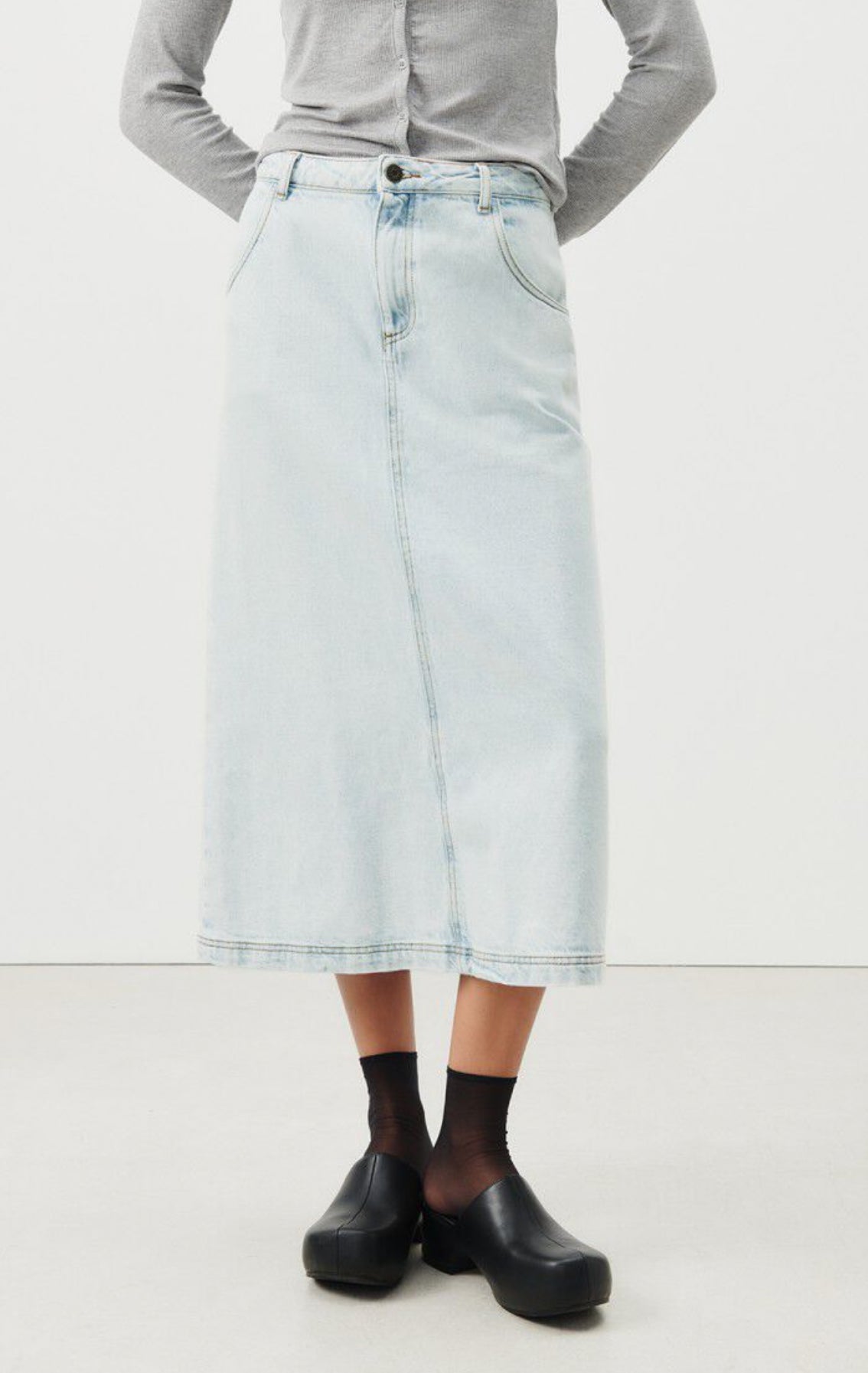 American Vintage Joybird Skirt - Winter Bleached