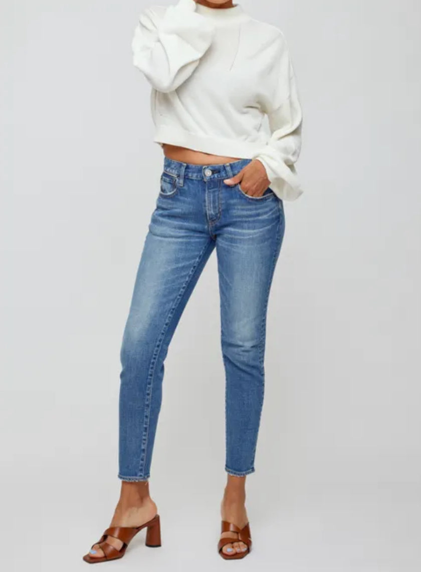 Moussy Vintage Beechwood Skinny Jeans - Blue