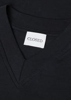 Closed V-Neck T-Shirt - Black