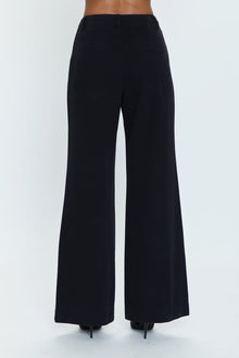 Pistola Jasmine High Rise Wide Leg Trouser - Black