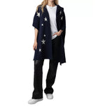 Zadig & Voltaire Inna Hooded Cashmere Cardigan - Encre