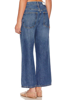 Re/Done Loose Crop Jeans - Peyote Flow