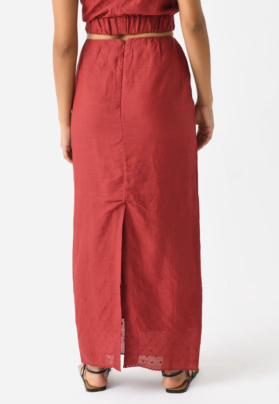 POSSE Aurelia Skirt - Rust