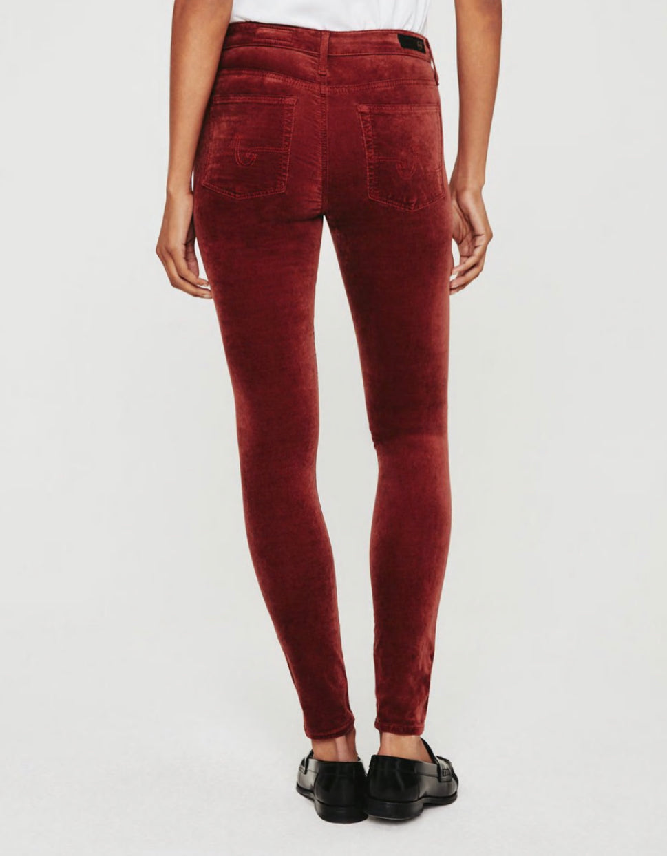 AG Jeans Farrah Skinny - Dark Sangria