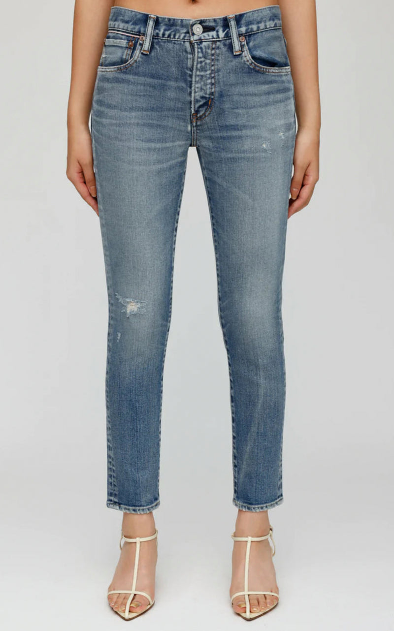 Moussy Vintage Livonia Skinny Jeans - Light Blue