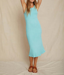 AMO Muscle Tank Dress - Aqua