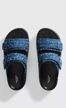 rag & bone Geo Platform Slide - Denim