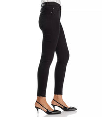 AG Jeans Farrah High Waist Skinny Ankle - Black