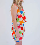 Anna Cate Tatum Skirt - Multi Check
