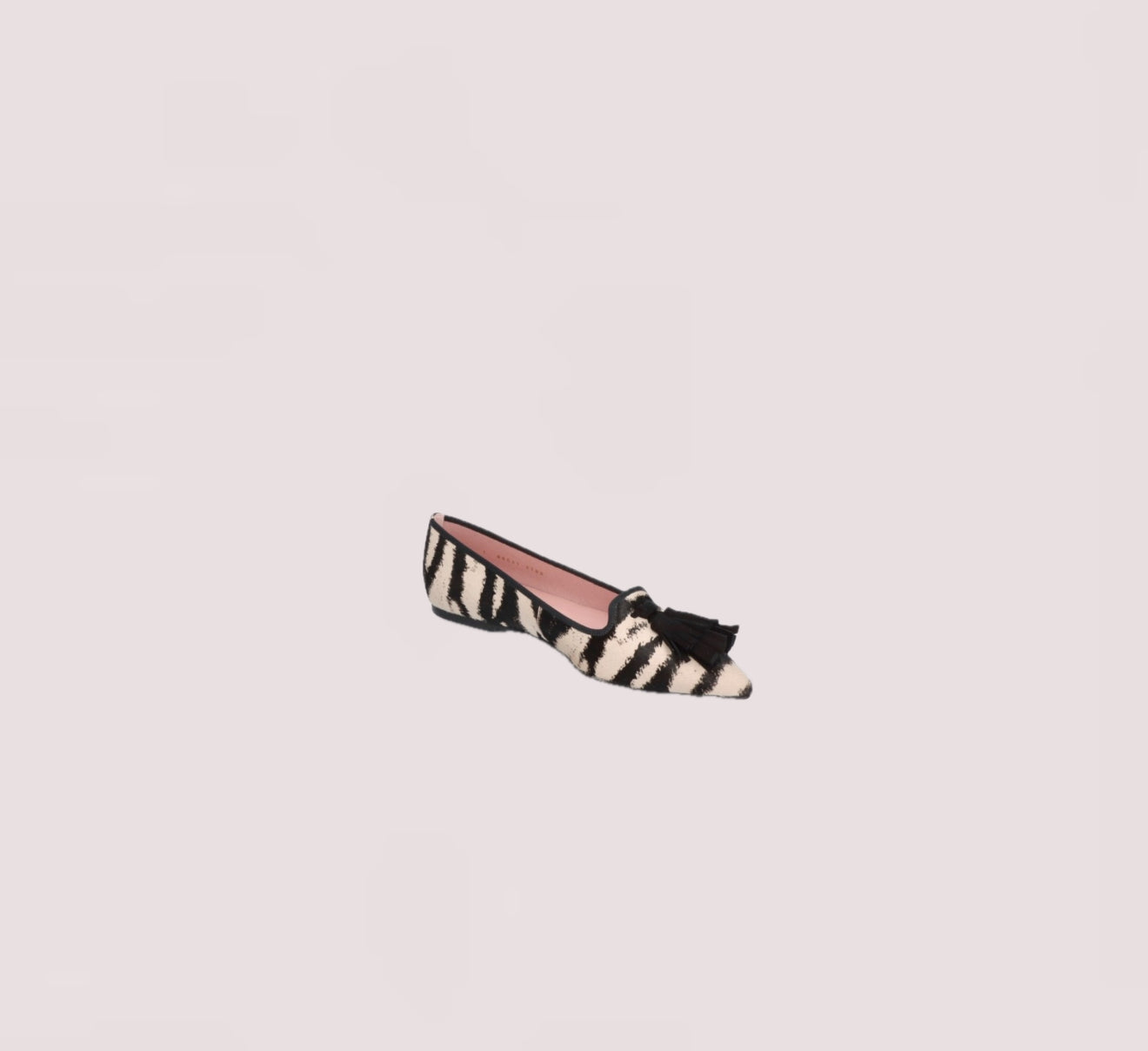 Pretty Ballerinas Zebra Print Ella Flats