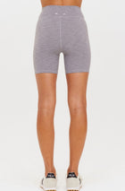 The Upside Studio Spin Short - Grey Marle