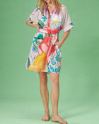 Cristina Beautiful Life Boa Dress With Belt