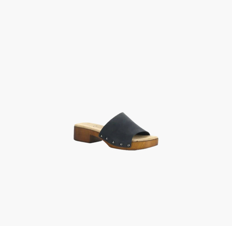 Bos & Co Marley Platform Slide - Black