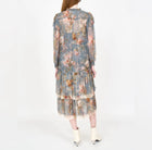 Christy Lynn Gianna Dress - Blue Brocade