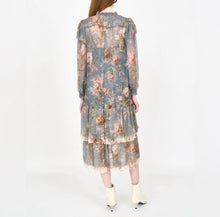 Christy Lynn Gianna Dress - Blue Brocade