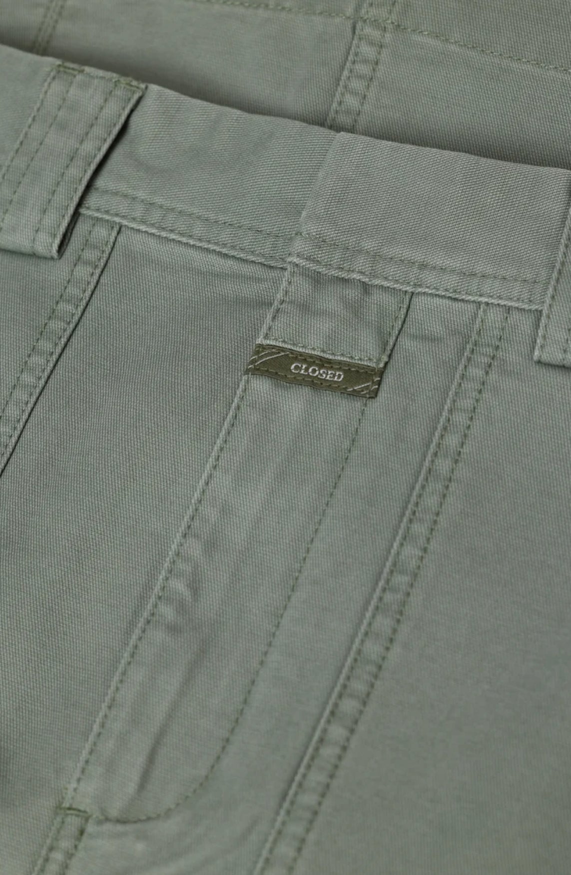 Closed Utility Skirt - Faded Green