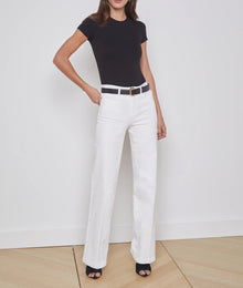 L’Agence Clayton Wide-Leg Jean - Blanc