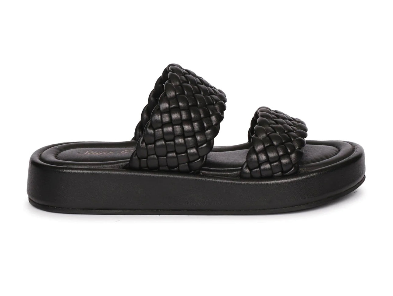 Saint G Christina Slides - Black