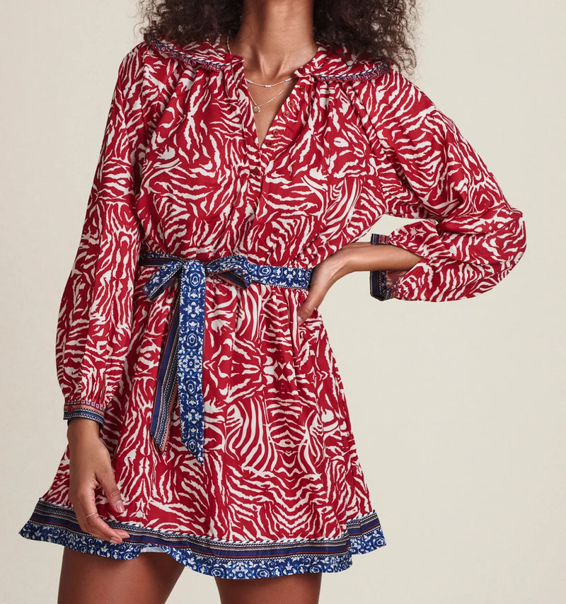 The Shirt by Rochelle Behrens The Taylor Dress - Red Boho