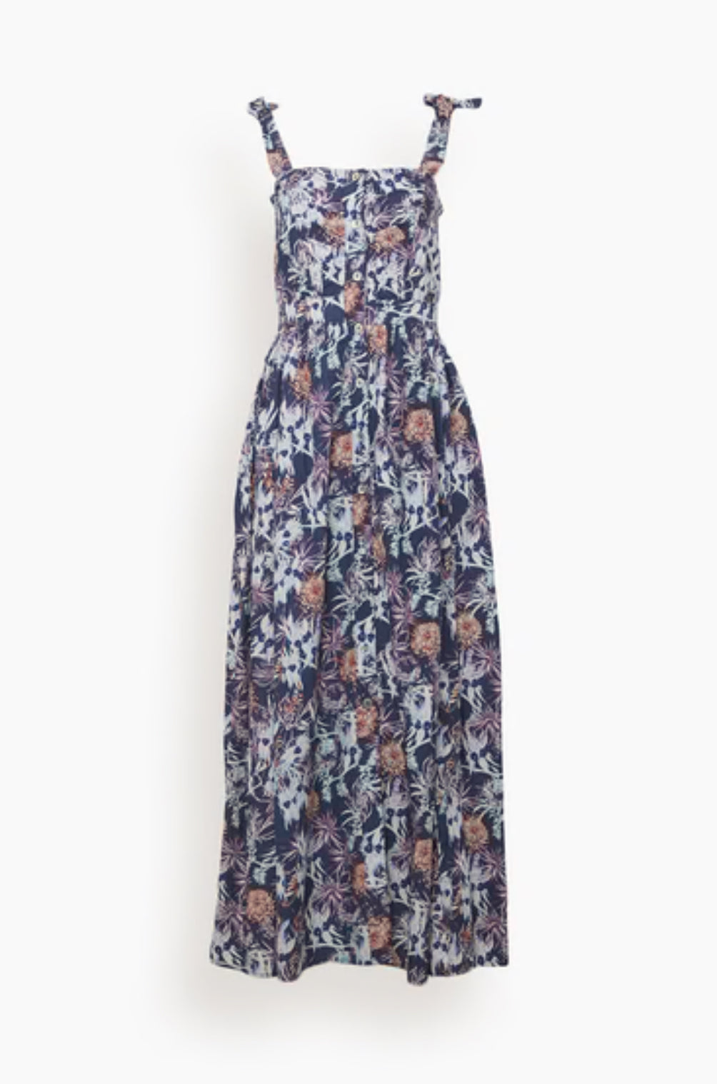 Chufy Dusty Maxi Dress - Yindi Blue