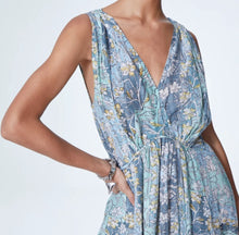 Maria Cher Zapala Maren Long Dress - Mix 3 Blue