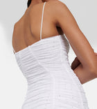 Rotate Birger Christensen Crystal Embellished Dress - White