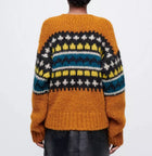 Re/Done 50s V Neck Pullover Alpaca Sweater