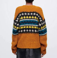 Re/Done 50s V Neck Pullover Alpaca Sweater