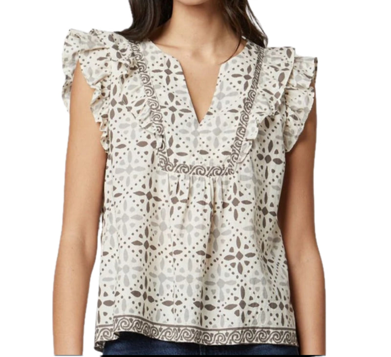 Velvet by Graham & Spencer Corin Top - Pebble