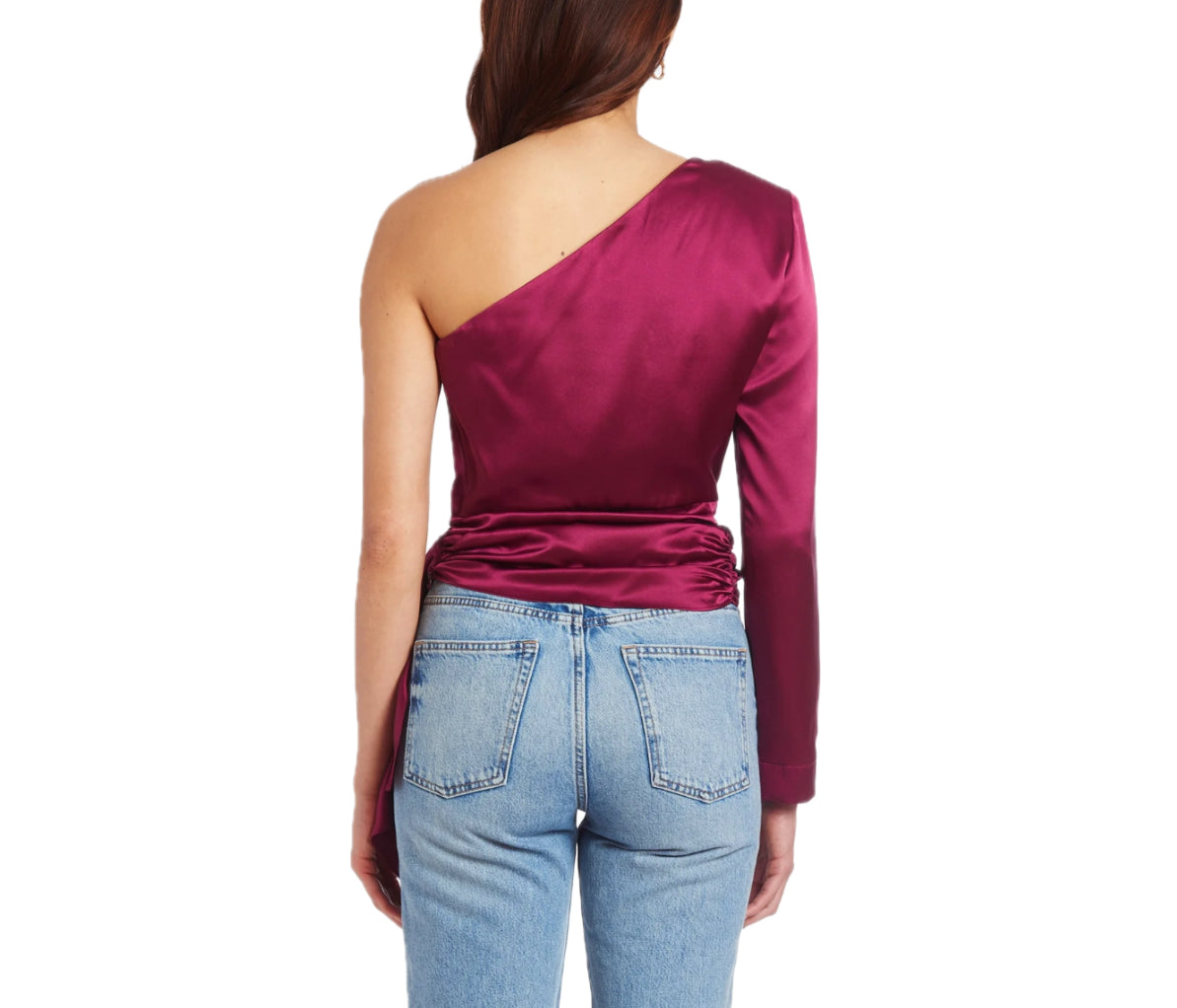 Amanda Uprichard Aubrianna Top - Aubergine