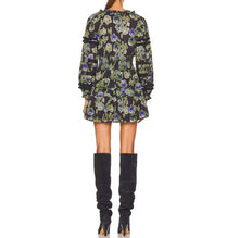LoveShackFancy Clarkie Dress - Deep Blue Trace