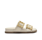 Schutz Enola Sporty Leather Sandal - Pearl