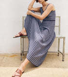 Sita Murt Diamond Geo Jacquard Sweater Dress - Navy