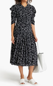 Proenza Schouler Printed Crepe De Chine Dress