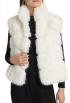 Generation Love Rosario Faux Fur Vest - White