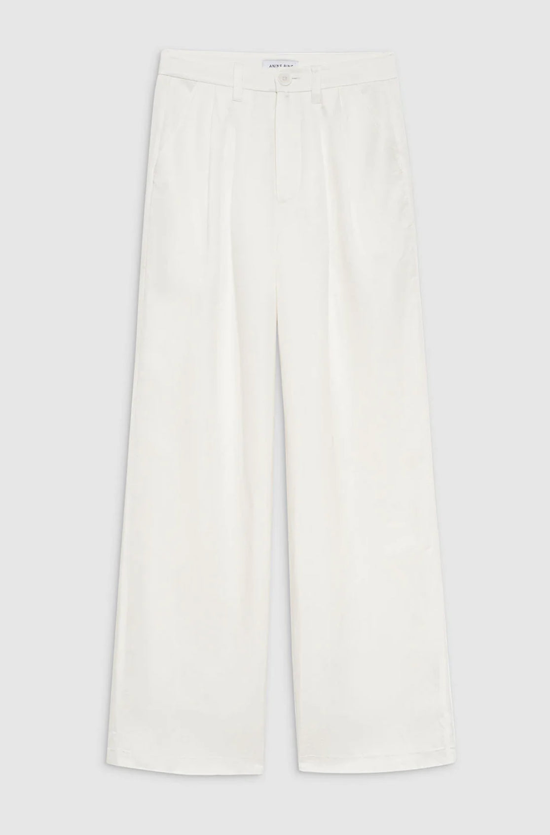 Anine Bing Carrie Linen Trousers - White