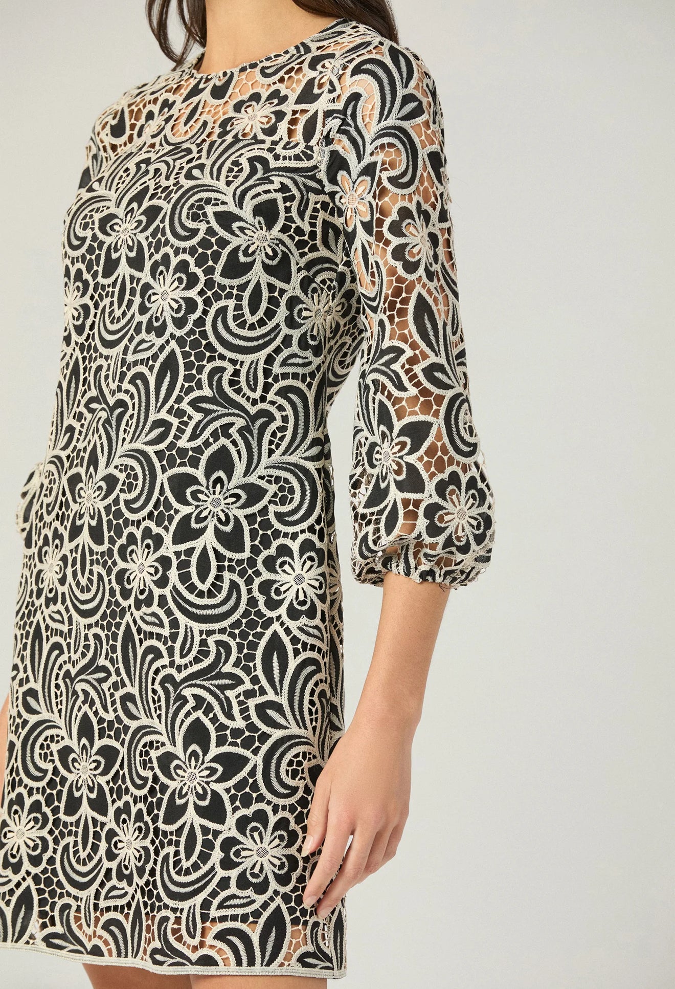 Shoshanna Holland Dress - Jet/Sand