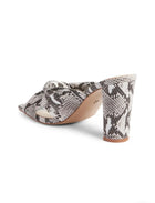 Yosi Samra Hazel Dress Sandal in Natural Snake Leather