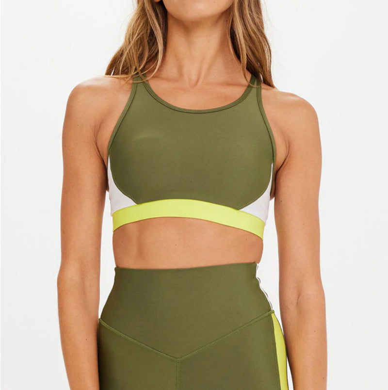 The Upside Beat Linda Bra - Khaki