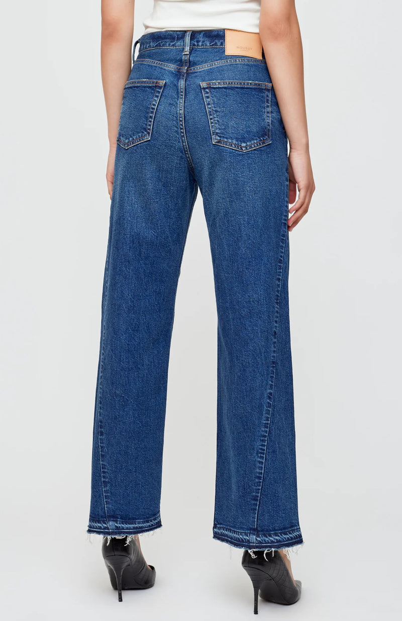 Moussy Vintage Espanola Wide Straight - 110 Blue