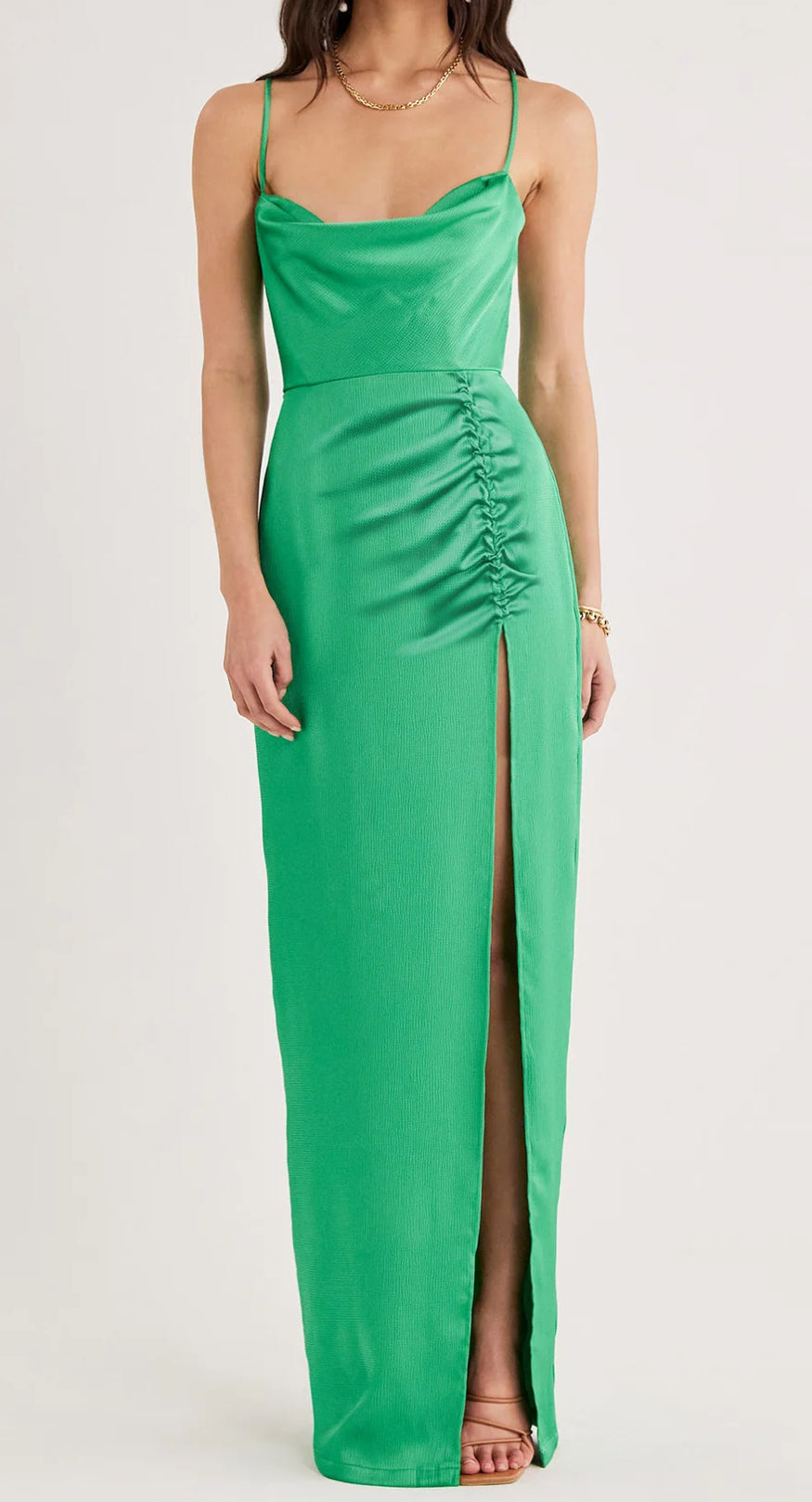 RUMER Allegra Gown - Green