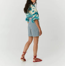 Beatrice b. Hawaii Print Bowling Shirt