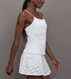 L'Etoile Sport Fitted Tank - White